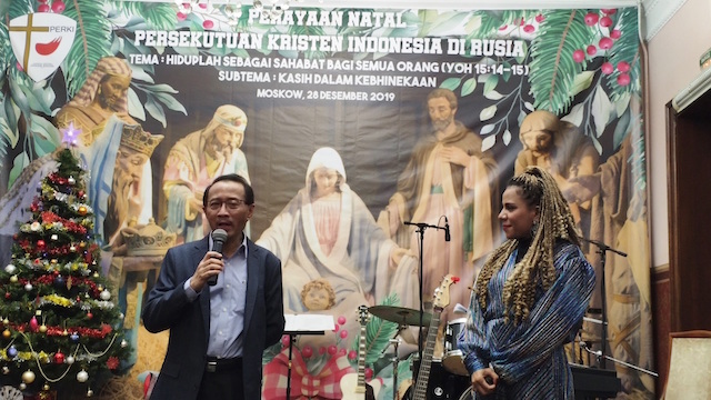 Nowela Idol Semarakkan Perayaan Natal di Moskow